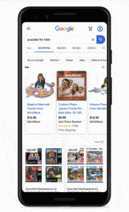 Google Shopping does not charge a list of displayed products