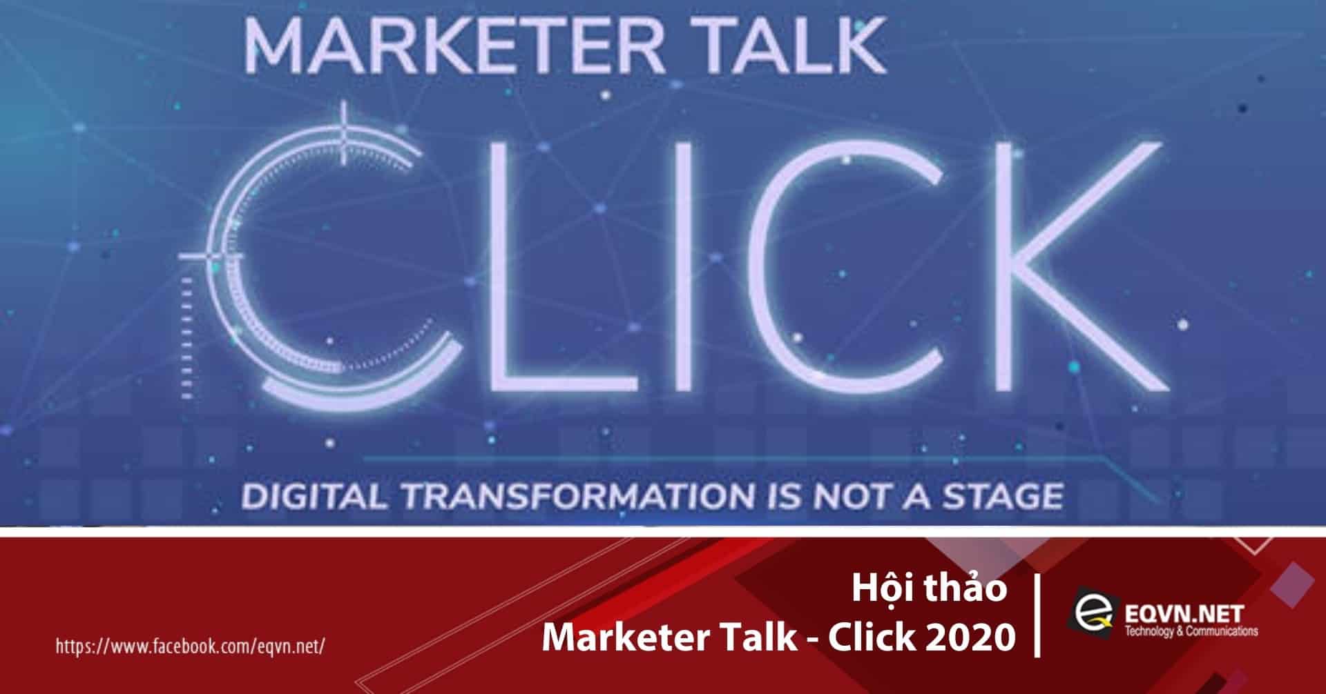 Hội thảo marketer talk 2020 click