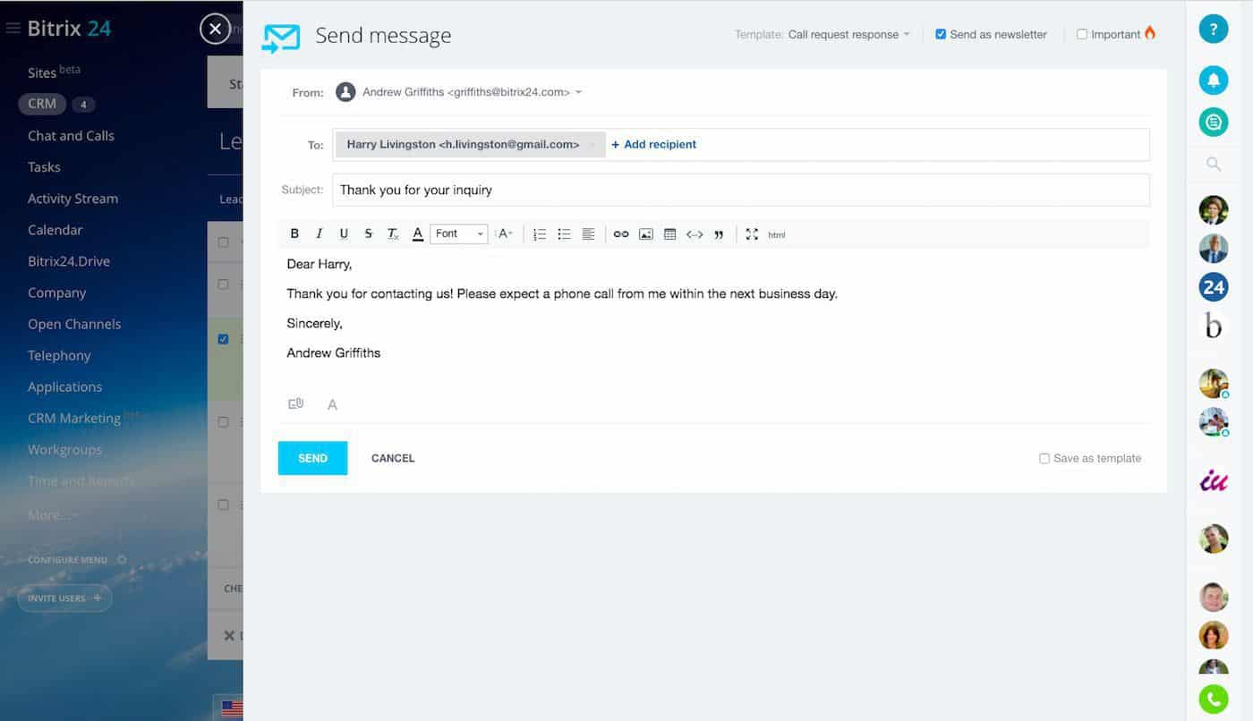 Cá nhân hóa email đến khách hàng qua công cụ CRM marketing