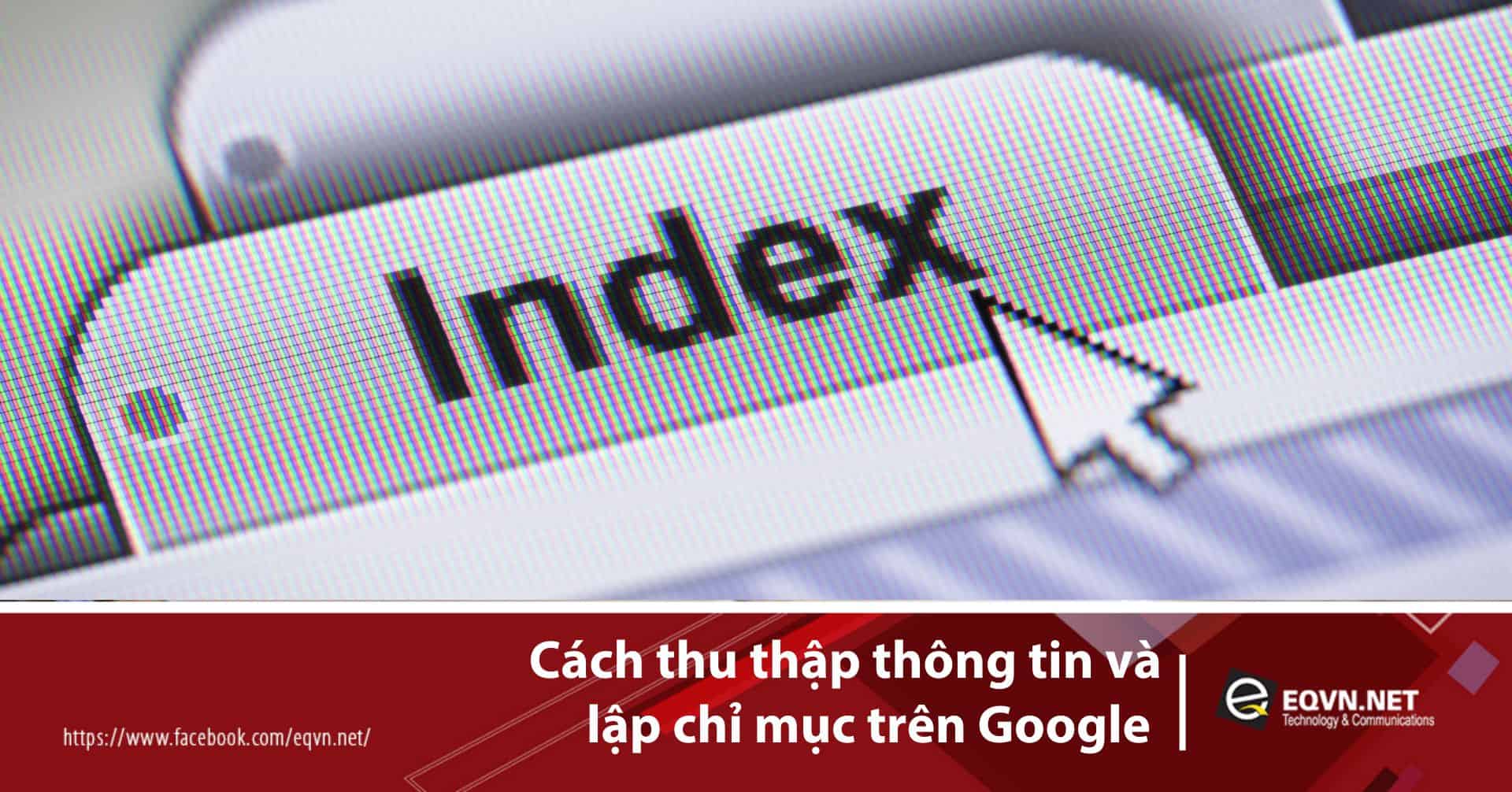 index website trên Google
