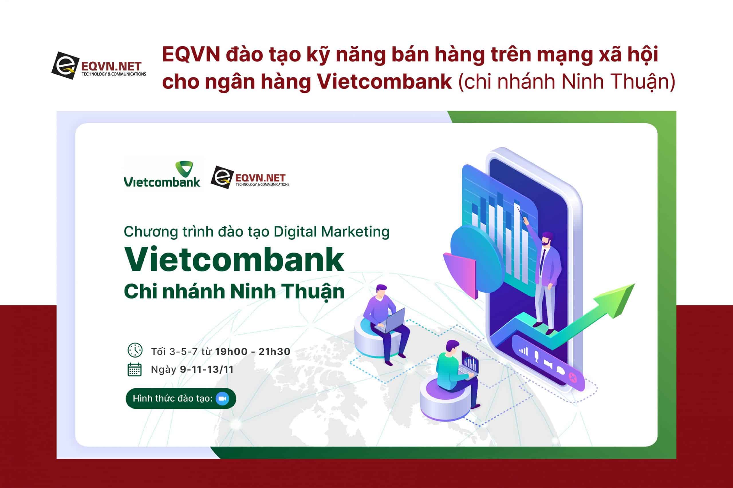 EQVN đào tạo inhouse cho ngân hàng Vietcombank (Niình Thuận)