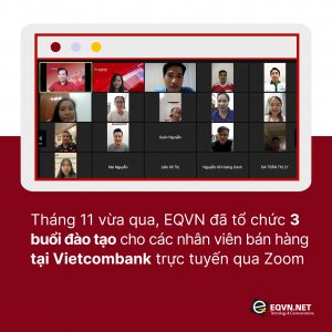 EQVN đào tạo kỹ năng bán hàng trên mạng xã hội cho ngân hàng Vietcombank (chi nhánh Ninh Thuận)