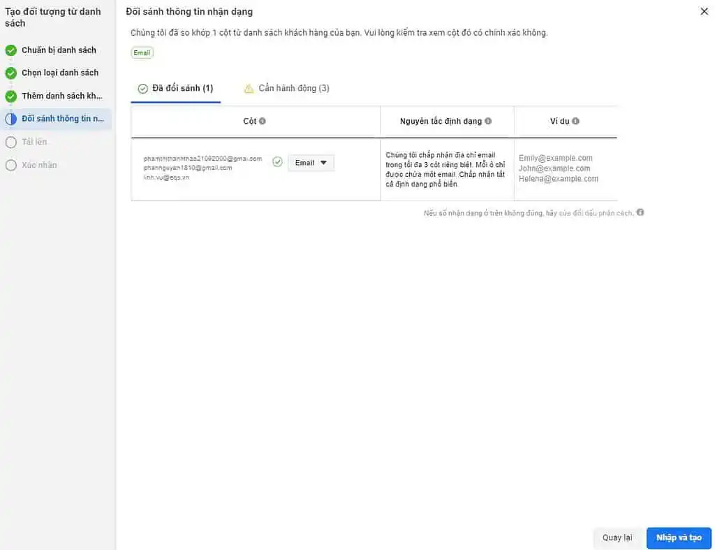 Hướng dẫn tạo đối tượng tùy chỉnh Facebook- Custom Audience đơn giản 16