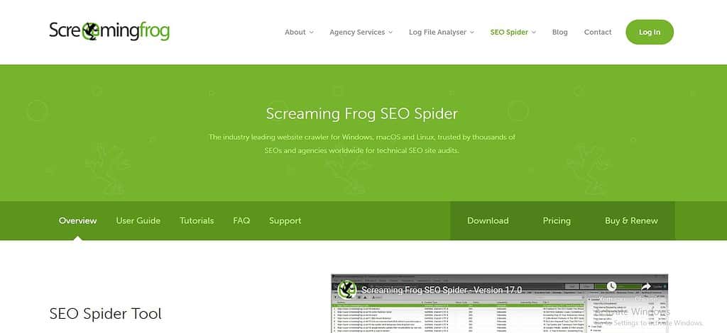 công cụ seo screaming frog