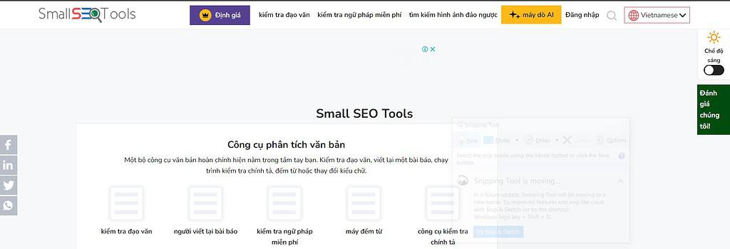 công cụ seo small seo tool