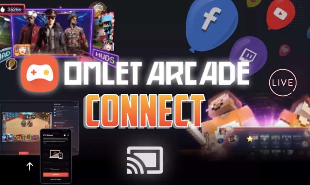phần mềm live stream omlet arcade