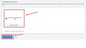 Tải lên video 6 giây của bạn và nhấn “Tạo chiến dịch”
