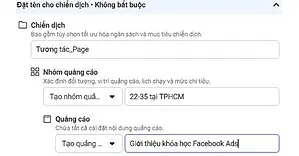 Hướng dẫn chạy quảng cáo trên Facebook Messenger hiệu quả nhất 9 Đặt tên cho chiến dịch