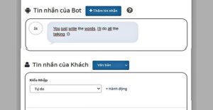Nhập các đoạn tin nhắn tự động 