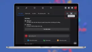Chọn biểu tượng "Quản lý nhóm"