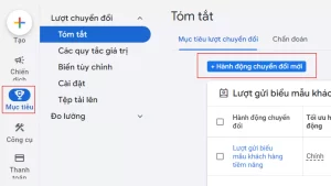 Cài đặt chuyển đổi trên Google Ads cách 2