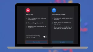 Chọn Phát trực tiếp