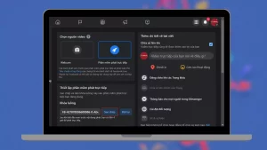 Chọn "Phần mềm phát trực tiếp" và sao chép đường link của khoá luồng