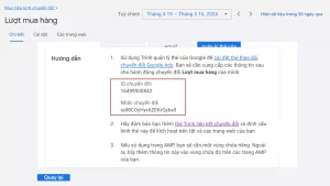 ID chuyển đổi và nhãn chuyển đổi Google Ads