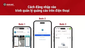 đăng nhập vào trình quản lý quảng cáo trên điện thoại