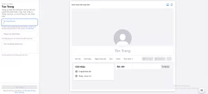 Điền thông tin trang 