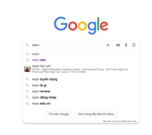 Hiển thị nhanh chóng trên kết quả tìm kiếm