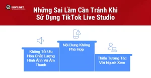Những Sai Lầm Cần Tránh Khi Sử Dụng TikTok Live Studio