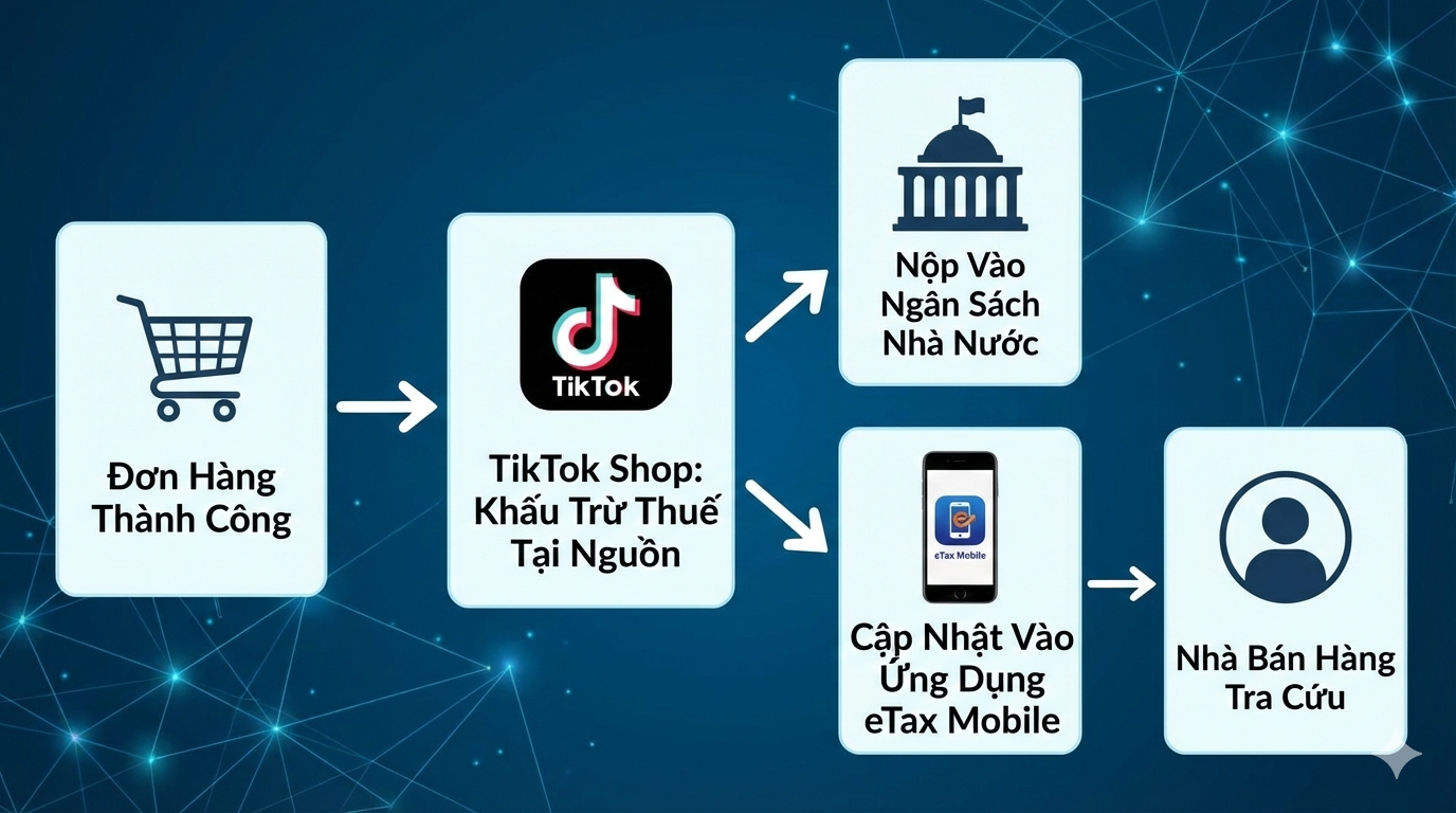 Thuế trên TikTok Shop 2026: Ngưỡng 500 Triệu & Những Thay Đổi Cốt Yếu Hướng dẫn kê khai và nộp thuế Tiktok Shop tự động 2026