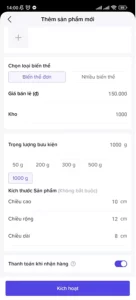 Chọn biến thể