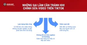 Những sai lầm cần tránh khi chỉnh sửa video trên TikTok