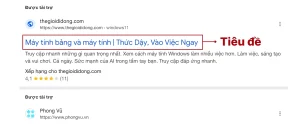 Tiêu đề