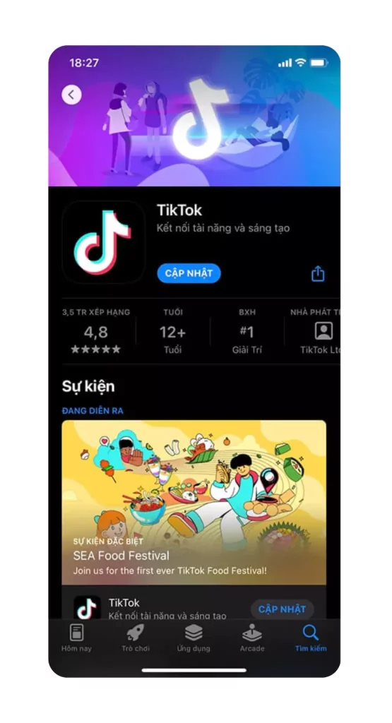 Cách cập nhật ứng dụng IOS