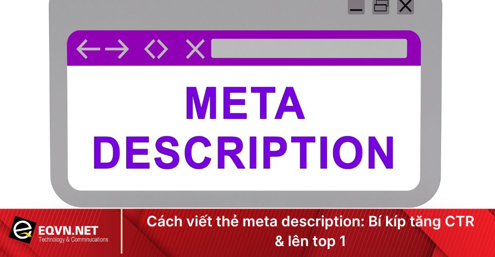 Cách viết thẻ meta description
