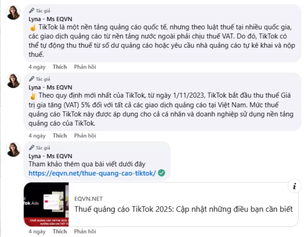 Tương tác với khách hàng