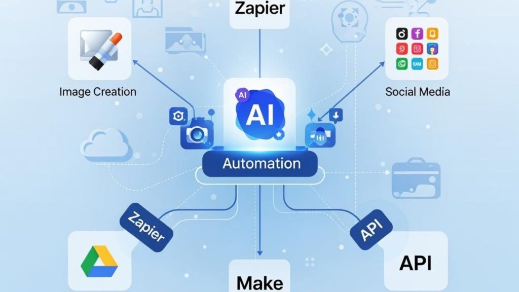Tự động hóa quy trình Marketing bằng AI tạo hình ảnh với Zapier và Make